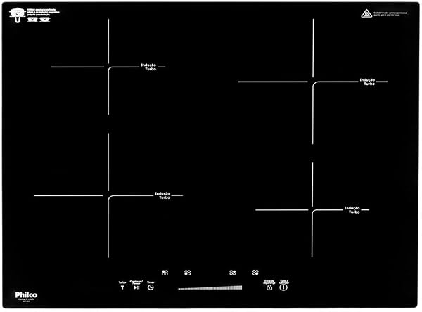 Cooktop de Indução Philco 4 Bocas