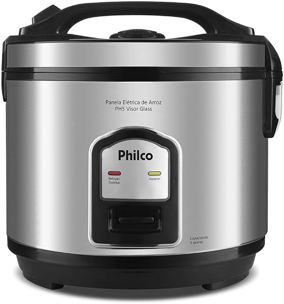 Panela de Arroz PH5P Visor Glass Inox